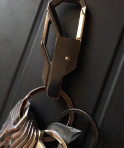 HUNGER Car Business Keychain Key Ring for Men, Small, Black 28 71PuyWnT5 L