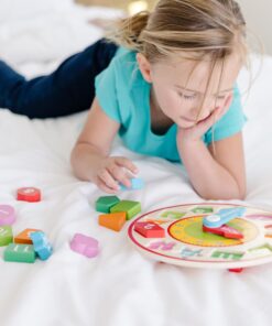 Melissa & Doug Shape Sorting Clock - Wooden Educational Toy 42 71Pv 3kP2ZL