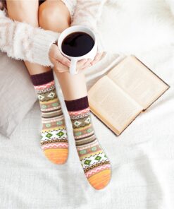 MORECOO Womens Winter Socks - Christmas Gift for Women - Thick Wool Socks Soft Warm Casual - Women Socks Gift Socks 5 Pairs 5-9 Multi-colors -2023 13 71Pv2X P2L