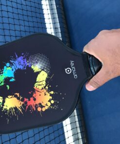 niupipo Pickleball Paddles, USAPA Approved Pro Graphite Pickleball Paddle/Paddles Set, Polypropylene Honeycomb Core, Cushion 4.72In Grip, Portable Bag/Paddle Cover, Lightweight Pickleball Racket black 32 71PvK32vHjL