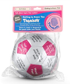 Trainers Warehouse Getting to Know You Thumball 6" | Conversation Starter, Ice Breaker, Team Building Game for The Office in Any Setting | 32 Prompt Panels 13 71PwLxxjBHL