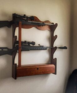 American Furniture Classics Model 840, 4 Gun Wall Rack 30 71PwTpr65L