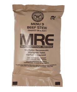 Alternative view of MREs (Meals Ready-to-Eat) Genuine U.S. Military Surplus Assorted Flavor (4-Pack)