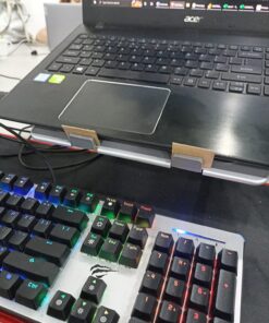 LORYERGO Adjustable Laptop Stand, Portable Riser for 17.3inch Laptops, Adjustment for Desk, Holds Up to 17.6lbs Notebook - Sliver 40 71Px23XMHfL