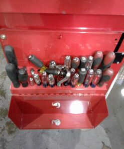 Sunex 8011 Large Locking Screwdriver and Pry Bar Holder for Service Cart- Red 15 71PxwPpoflL