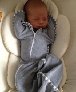 Love to Dream Swaddle UP, Baby Sleep Sack, Self-Soothing Swaddles for Newborns, Improves Sleep, Snug Fit Helps Calm Startle Reflex, New Born Essentials for Baby, 13-19 lbs, Gray Medium (13-19 lbs.) 35 71Py6KJ3iKL