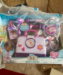 DOC MCSTUFFINS Disney Junior Toy Hospital Doctor's Bag Set, 7-piece Dress Up and Pretend Play Doctor Kit, Officially Licensed Kids Toys for Ages 3 Up Multicolor 41 71Py7yvuMmL
