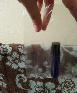 Vivaplex, 6, Cobalt Blue, 10 ml Glass Roll-on Bottles with Stainless Steel Roller Balls - .5 ml Dropper Included 55 71Pz8FIC5YL