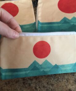 Artovida Artists Collective Lunch Baggies | Snack and Sandwich Bags with Zipper - Improved Dual Layer Design by Budi Kwan (Indonesia) The Ocean, the Sea, the Wave Budi Kwan - The Ocean - Baggie 37 71PzWlqxNhL