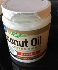 Nature's Way Organic Extra Virgin Coconut Oil, Pure Source of MCTs, Cold-Pressed, 32 Oz. 2 Pound (Pack of 1) 34 71PzxVzpLmL
