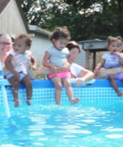 Intex 15ft X 48in Metal Frame Pool Set with Filter Pump, Ladder, Ground Cloth & Pool Cover 15-Feet by 48-inch 41 71Q 8XgH9eL