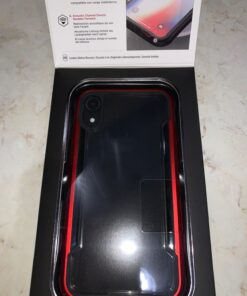 Raptic Shield, Compatible with Apple iPhone XR (Formerly Defense Shield) - Military Grade Drop Tested, Anodized Aluminum, TPU, and Polycarbonate Protective Case for Apple iPhone XR, Red 69 71Q k0GDyL