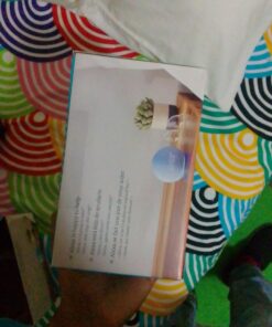 Amazon Echo Dot (5th Gen) with clock | Compact smart speaker with Alexa and enhanced LED display for at-a-glance clock, timers, weather, and more | Cloud Blue Device only 35 71Q vw1eJRL