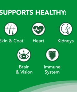 Nutramax Welactin Omega-3 Fish Oil Skin and Coat Health Supplement Liquid for Dogs - 3 Pack, 360 Total Softgels 12 71Q xieCvL