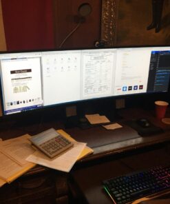 Dell UltraSharp U4919DW 49 inch Dual QHD Curved Monitor - 8ms Response Time, 2X HDMI, 1x DP, 5X USB Downstream, 2X USB Upstream 3.0, 1 x USB Type-C 49 Inches 26 71Q xnM7QL