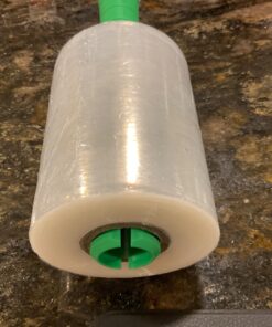 2-Pack Industrial Mini Clear Stretch Wrap Film 80 Gauge 5.1" 1000ft for Pallet Wrap with Plastic Handle,Durable Self-Adhering Packing,Moving,Packaging,Heavy Duty Shrink Film Chuangseed 5.1" x 1000Ft 2-Pack Inches 29 71Q09imIN L