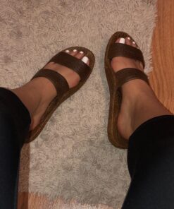 Pali Hawaii Unisex Adult Classic Jandals Sandals 10 Women/10 Men Brown 16 71Q0gf2ydL