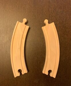 Wooden Train Track 52 Piece Set - 18 Feet Of Track Expansion And 5 Distinct Pieces - 100% Compatible with All Major Brands Including Thomas Wooden Railway System - by Right Track Toys, T 54 71Q0opTEqrL