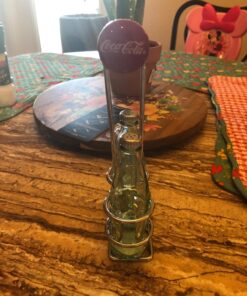 TableCraft Coca-Cola Salt and Pepper Shaker Set with Chrome Plated Metal Rack, Coca-Cola Salt and Pepper Shaker Set 28 71Q14frDMKL