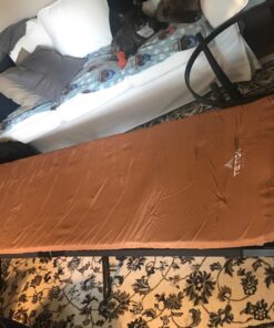 Teton Sports Canvas Camp Pad, Sleeping Pad for Car Camping, Brown Adventurer Camp Pad | 75" x 24" x 2" 23 71Q16hqbSVL 1