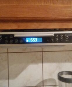 Alternative view of PROSCAN ELITE PKCR2713AMZ Under Counter CD Player with Clock Radio and Bluetooth, Silver