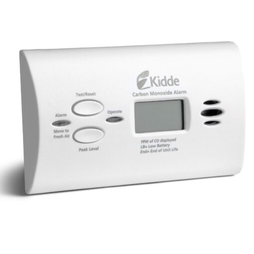 Kidde Carbon Monoxide Detector, AA Battery Powered CO Alarm with LEDs, Test-Reset Button, Low Battery Indicator, Portable KN-COPP-B-LPM