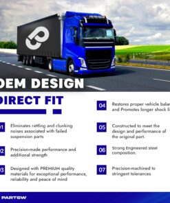 PartsW - 4 Pc Suspension Kit 2 Front & 2 Rear Sway Bar End Links Fits Chevrolet Prizm 98-02/ Toyota Corolla 93-02 + More 13 71Q2bMMAKdL