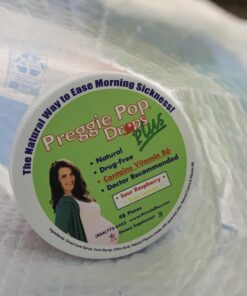 Preggie Pop Drops Plus Fortified with Vitamin B6 - Morning Sickness Relief Fortified with Vitamin B6. Preggie Pops for Relief for Pregnant Women Candy Drops. Sour Raspberry & Sour Lemon 48 Count Sour Raspberry and Sour Lemon 39 71Q2uqVePJL