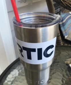RTIC Double Wall Vacuum Insulated Tumbler, 20 oz, Stainless Steel 20 Ounce (Pack of 1) 46 71Q3cdcg1TL