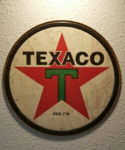 Tin Signs TSN1798-BRK Texaco Round, 11.75 x 11.75 x 0.1 inches 13 71Q4UAFjVRL