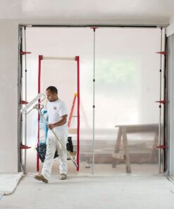 ZIPWALL HDAZ12 Heavy Duty Zipper, 12 Pack, Red, 12 Count Heavy-Duty Dust Barriers 12 71Q4fa909L