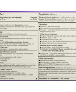 Amazon Basic Care Omeprazole Delayed Release Tablets 20 mg, Treats Frequent Heartburn, Acid Reducer, Heartburn Medicine, 42 Count (Pack of 1) Unflavored 42 Count (Pack of 1) 31 71Q5ZJXjtXL