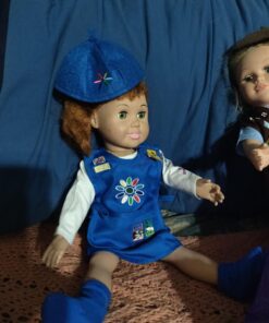 Emily Rose 18 Inch Doll Clothes | 18" Doll Daisy Girl Scout-Inspired 5 Piece Doll Clothing Uniform, Including Tunic with Embroidered Patches! | Gift Boxed! 34 71Q5gaRnVL