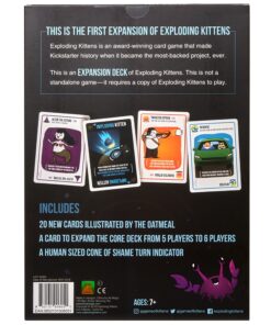 Imploding Kittens Expansion Set - Easy Family-Friendly Party Games - Card Games for Adults, Teens & Kids - 20 Card Add-on Imploding Kittens (Expansion) 32 71Q5ug1NMEL