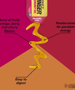 Honey Stinger Organic Fruit Smoothie Energy Gel | Gluten Free & Caffeine Free | For Exercise, Running and Performance | Sports Nutrition for Home & Gym, Pre and Mid Workout | 24 Pack, 26.4 Ounce 1.1 Ounce (Pack of 24) 13 71Q62cnHe2L