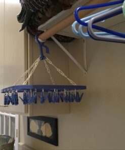 Whitmor Clip and Drip Hanger - Hanging Drying Rack - 26 Clips,Blue 33 71Q632KAekL