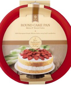 Mrs. Anderson's Baking Silicone 9-Inch Round Cake Pan, BPA Free, Non-Stick European-Grade Silicone, 9.5 x 2.25-Inches 23 71Q6dfkp7ML