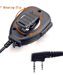 Remtise Walkie Talkie Handheld Speaker Mic, Shoulder Microphone for BaoFeng UV-5R 5RA 5RB 5RC 5RD 5RE 5REPLUS 3R+ Two Way Radio Accessories (2 Pack) 2 PCS 7 71Q6iRHXeL