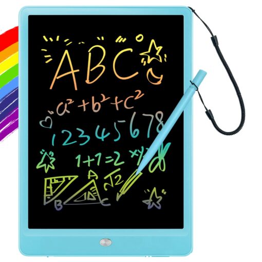 ORSEN LCD Writing Tablet 10 Inch, Colorful Doodle Board Drawing Pad for Kids, Drawing Board Writing Board Drawing Tablet, Educational Christmas Boys Toys Gifts for 3 4 5 6 Year Old Boys, Girls Blue