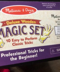 Melissa & Doug Deluxe Solid-Wood Magic Set With 10 Classic Tricks for ages 8+ years 25 71Q7H3y4AnL