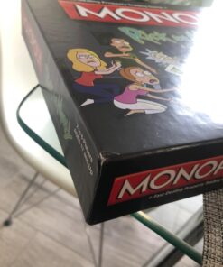 Monopoly Rick and Morty Board Game | Based on the hit Adult Swim series Rick & Morty | Offically Licensed Rick Morty Merchandise | Themed Classic Monopoly Game 67 71Q7kHHA8ZL