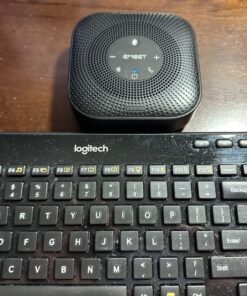 EMEET Conference Speakerphone M0 Plus, 4 AI Mics 360° Voice Pickup, Noise Reduction, USB C, Bluetooth Speakerphone for 8 People w/Daisy Chain for 16, Conference Speaker Compatible w/Leading Software Advanced M0 PLUS for 8 40 71Q83hKp4BL