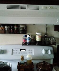 Deco Brothers Wall Mounted Single Tier Mesh Hanging Spice Rack, Set of 2, Bronze 2 Pack 34 71Q89Zrw7 L 1