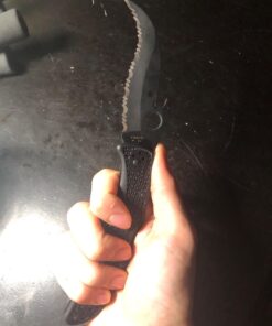 Spyderco Matriarch 2 Signature Knife with Emerson Opener and 3.57" VG-10 Black Reverse S Blade - SpyderEdge - C12SBBK2W Emerson Opener - Black Blade 27 71Q8KaH2SnL