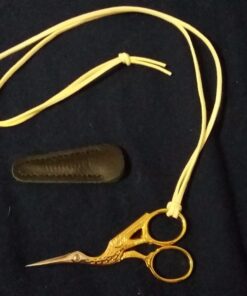 Fiskars Gingher Stork Embroidery Scissors (3 ½ in.), Gold 3.5" Gold 27 71Q93xfMhuL