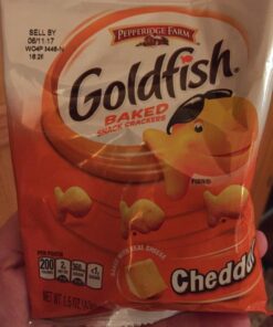 Pepperidge Farm Goldfish Cheddar Crackers, 1.5 oz. Snack Packs, 30-count Multi-pack Box Cheddar 30ct 38 71Q9BXFJPjL 1
