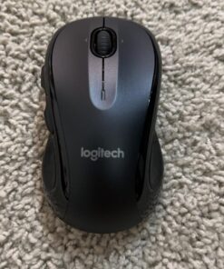 Logitech M510 Wireless Computer Mouse – Comfortable Shape with USB Unifying Receiver, with Back/Forward Buttons and Side-to-Side Scrolling, Dark Gray 39 71Q9C3Zfg3L