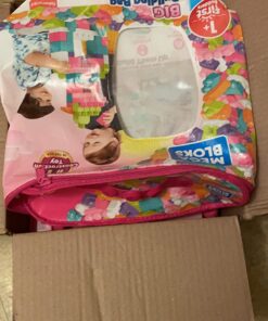 MEGA BLOKS Fisher-Price Toddler Block Toys, Big Building Bag with 80 Pieces and Storage Bag, Pink, Gift Ideas for Kids Age 1+ Years Pink Bag 36 71Q9Wc0FGZL