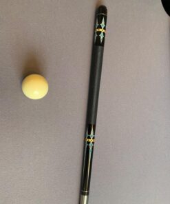 ISZY Billiards Short Pool Cue Stick – Hardwood Canadian Maple Pool Sticks for Billiard Table Sports Blue Black 42 inch 25 71Q9w5vGKuL