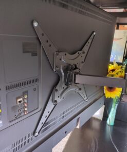 PERLESMITH Full Motion TV Wall Mount for 26-60 Inch TVs, UL-Listed TV Mount with Articulating Arms Swivels Tilt Extension - Wall Mount TV Brackets VESA 400x400 Fits LED LCD OLED 4K TVs Up to 70 lbs 52 71QAK4SO8QL